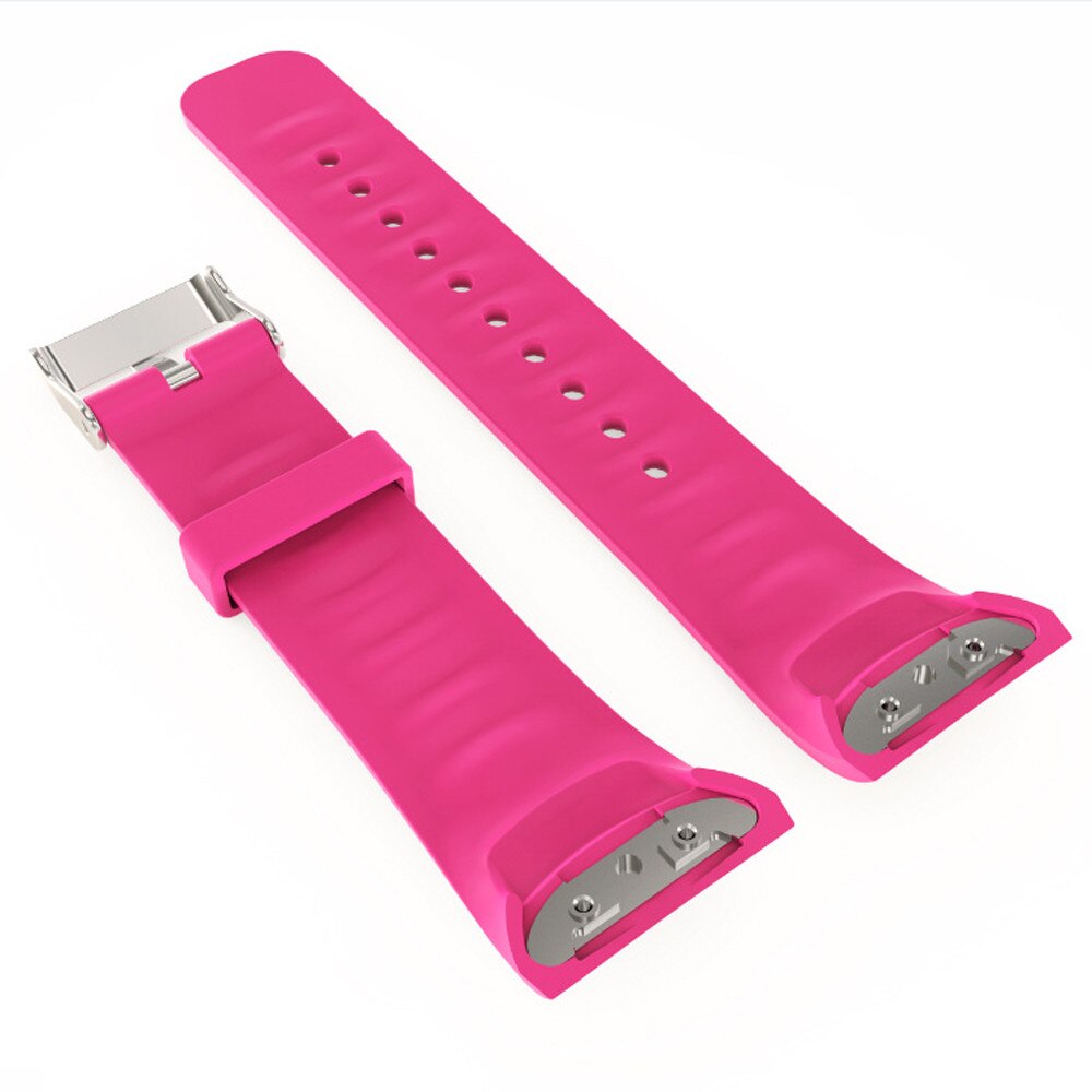 Bracelet en Silicone pour Samsung Gear Fit 2 montre de remplacement de sport bracelet de montre pour Samsung Fit2 SM-R360 accessoires: Pink