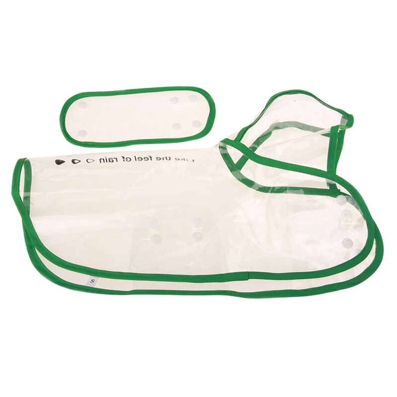 Dog Clothes Pet Raincoat Transparent Rain Coat Waterproof Pets Cozy Raincoats Small Dogs Clothing: G / S