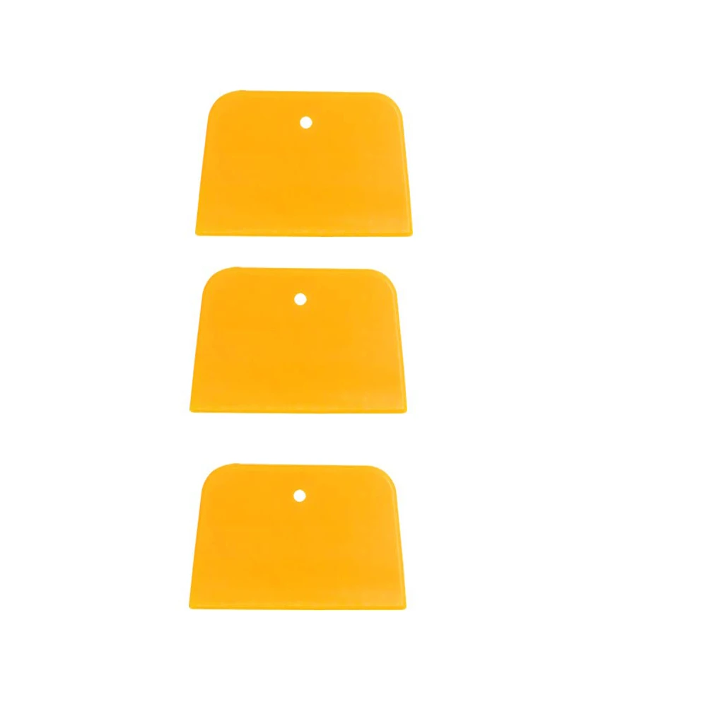 4/5/6 Inch Body Filler Spreaders Automotive Body Fillers Reusable Spreader for Applying Fillers Putties Glazes Caulks and Paint: Silver