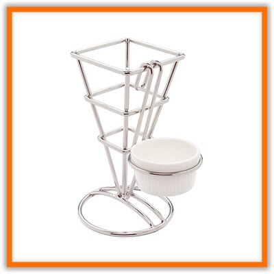 iron art restaurant taco chips rack fried chicken popcorn coffee shop tableware egg ice-cream cone shaped shelf: 7