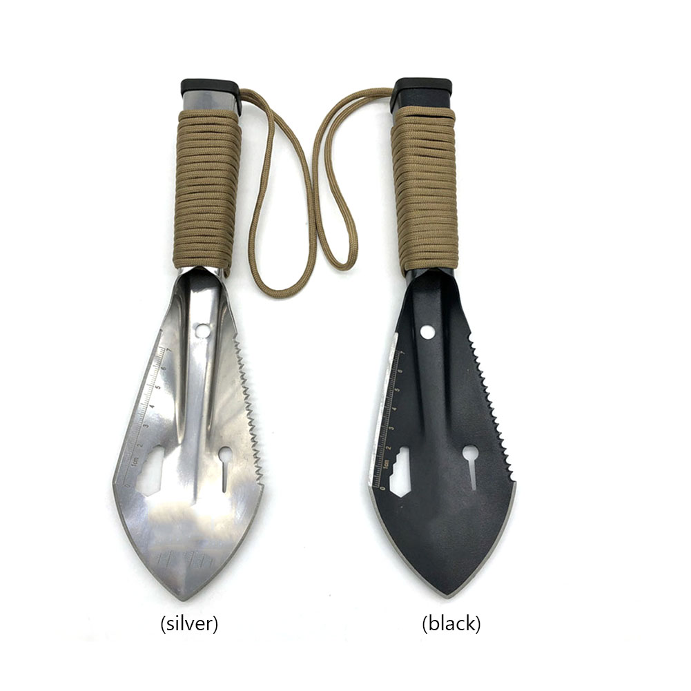 Multipurpose Portable Mini Shovel Stainless Steel Garden Shovel With Scale Excavation Weeding Soil Garden Tools