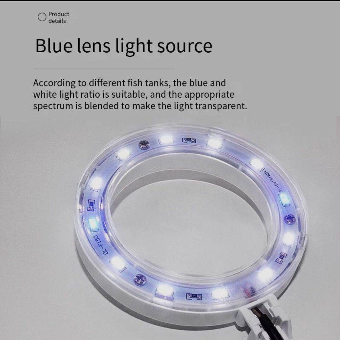 Aquarium Aquatische Lichten, Led Clip Lichten, Blauw En Wit Verlichting Verlichting, Aquarium Spots, aquarium Accessoires 5V 5W