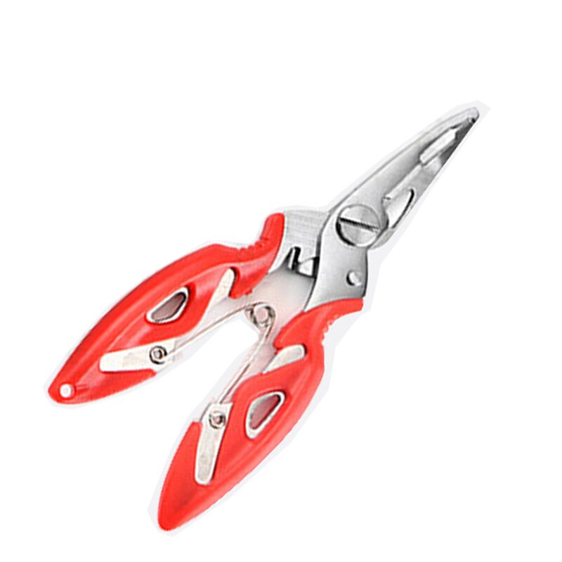 Fishing Pliers Multifunction Scissors Convenient Stainless Steel Steel Fishing Scissors Pliers Line Cutter Lure Bait: orange
