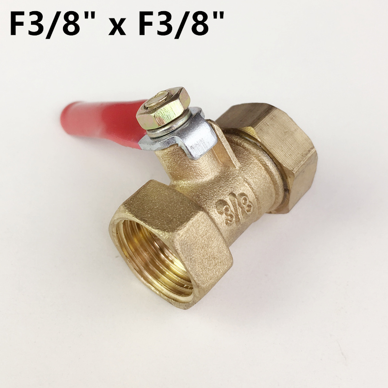 Brass Ball Valves 1/4" 3/8" 1/2" Male Female Thread Copper Brass Ball Valves