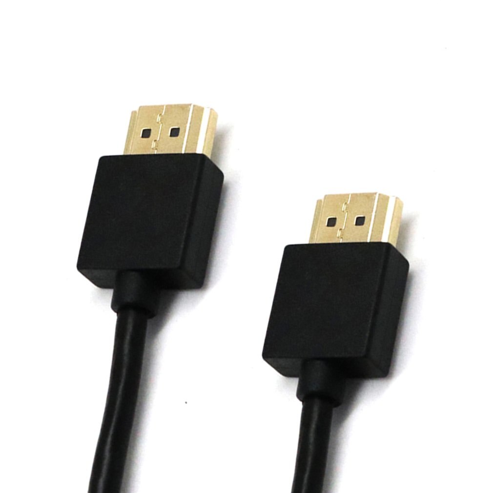 Black Ultra Slim Thin HDMI Cable For Bluray DVD PS3 HDTV XBOX LCD HD TV PC 1080P
