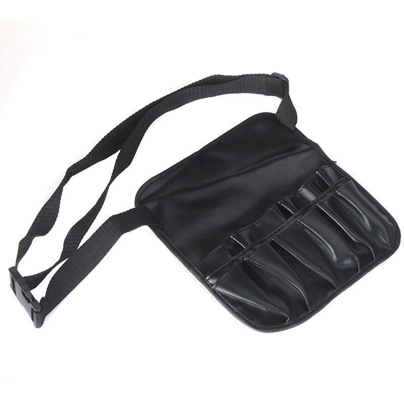PVC Cosmetic Makeup Brush Apron Bag With Artist Belt Strap Bag Holder