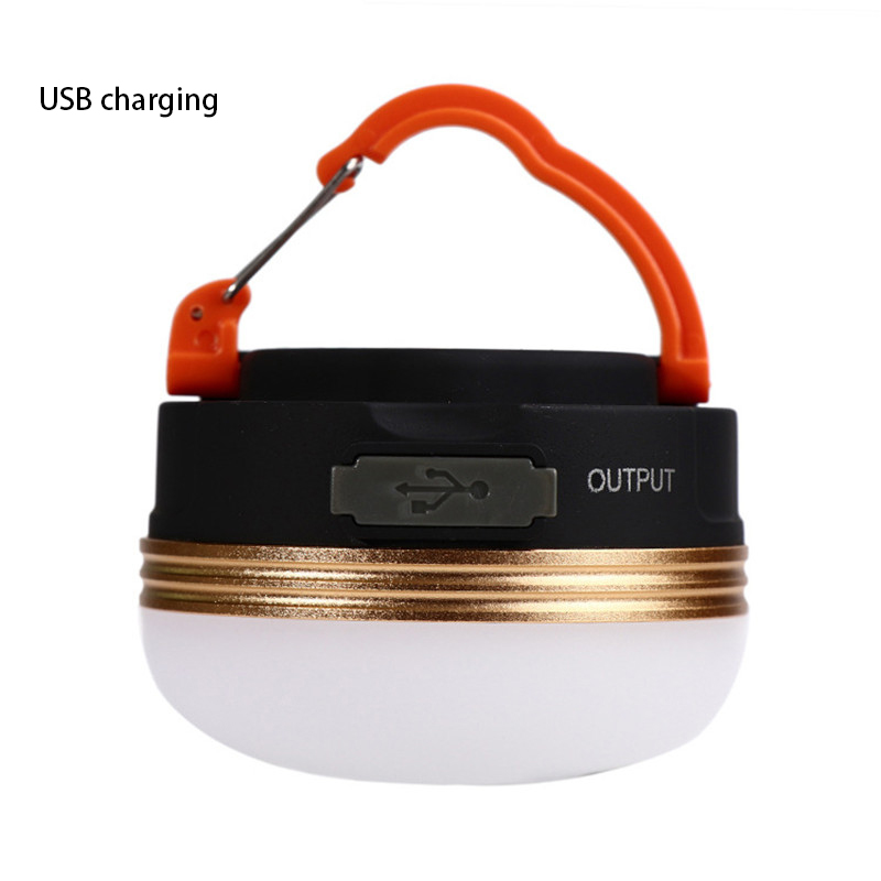Batteri eller usb-ladning ledet bærbar lanterne ledet camping telt lys med magnet hengende eller magnetisk ledet arbeidslampe: 1