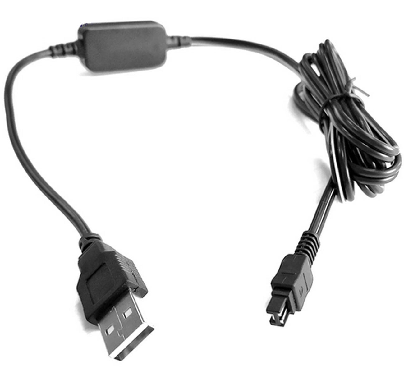 Ac Power Adapter Oplader Voor Sony DCR-HC51E, DCR-HC52E, DCR-HC53E, DCR-HC54E, DCR-HC62E, DCR-HC65E, DCR-HC85E Handycam Camcorder: 1x USB Power Adapter