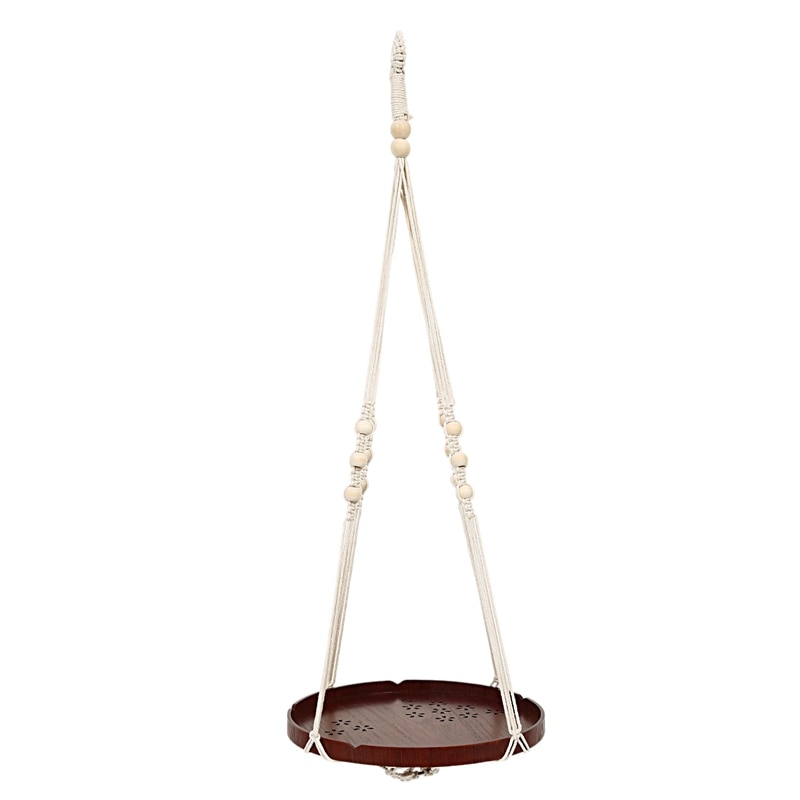 Macramé para planta-maceta colgante para interior-maceta decorativa para flores-decoración Bohemia para el hogar Boho, en caja, para Suc
