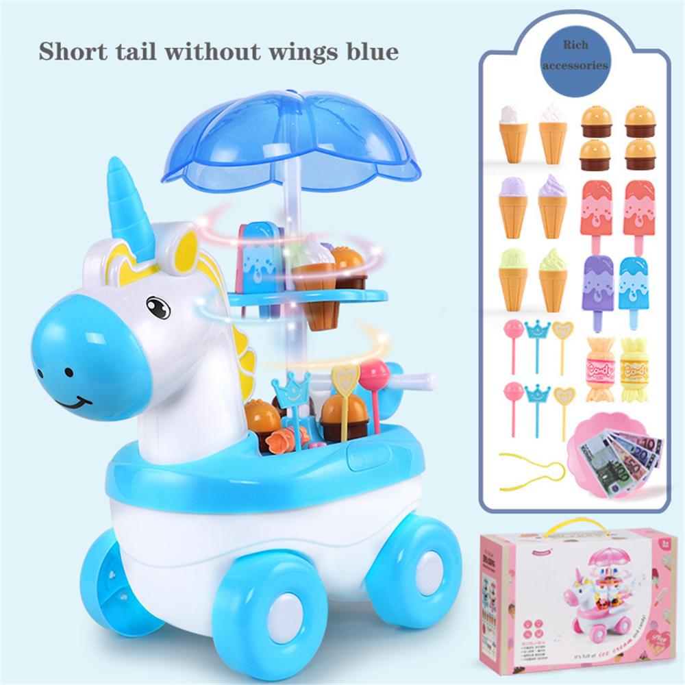 Neue Simulation Süssigkeit Musik Eis Auto freundlicher Küche vorgeben Spielen Spielzeug Mini drücken-Auto Spielzeug Früer Bildung Spielzeug Baby freundlicher