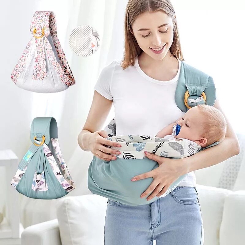 Porte-bébé ergonomique 100% coton biologique pour enfant, sac à dos, housse kangourou, bonne