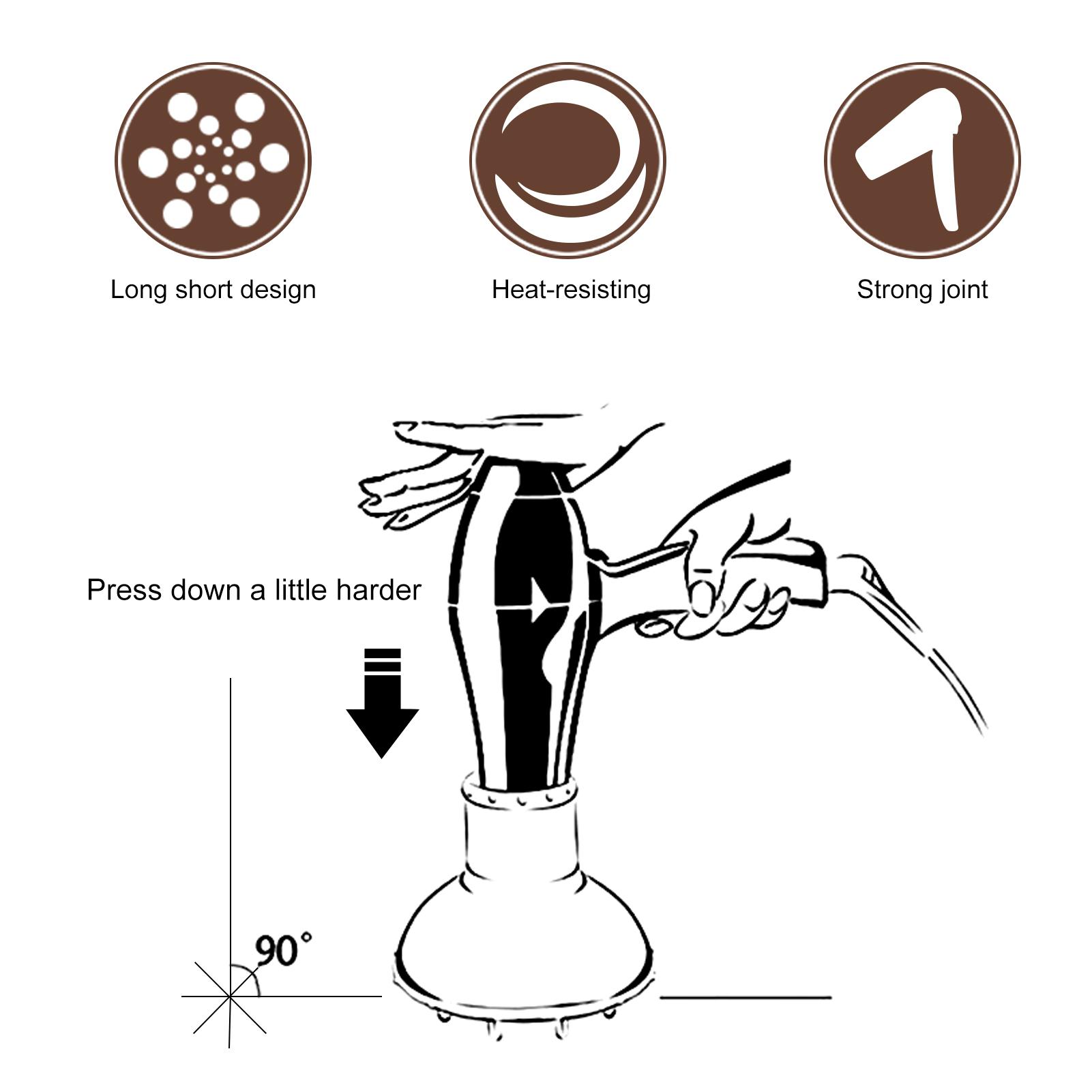 Salon Hairdryer Diffuser Tool Cover Adjustable Temperature Resistant Dispersing Drying Hair Scalable Curly Hair Fixed Styling