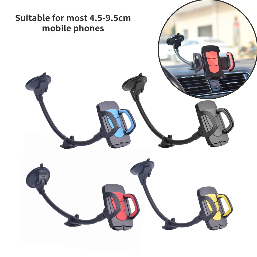 Dashboard Phone Holder for Car Flexible Long Arm Universal Handsfree Auto Windshield Air Vent Phone Mount for Truck Auto