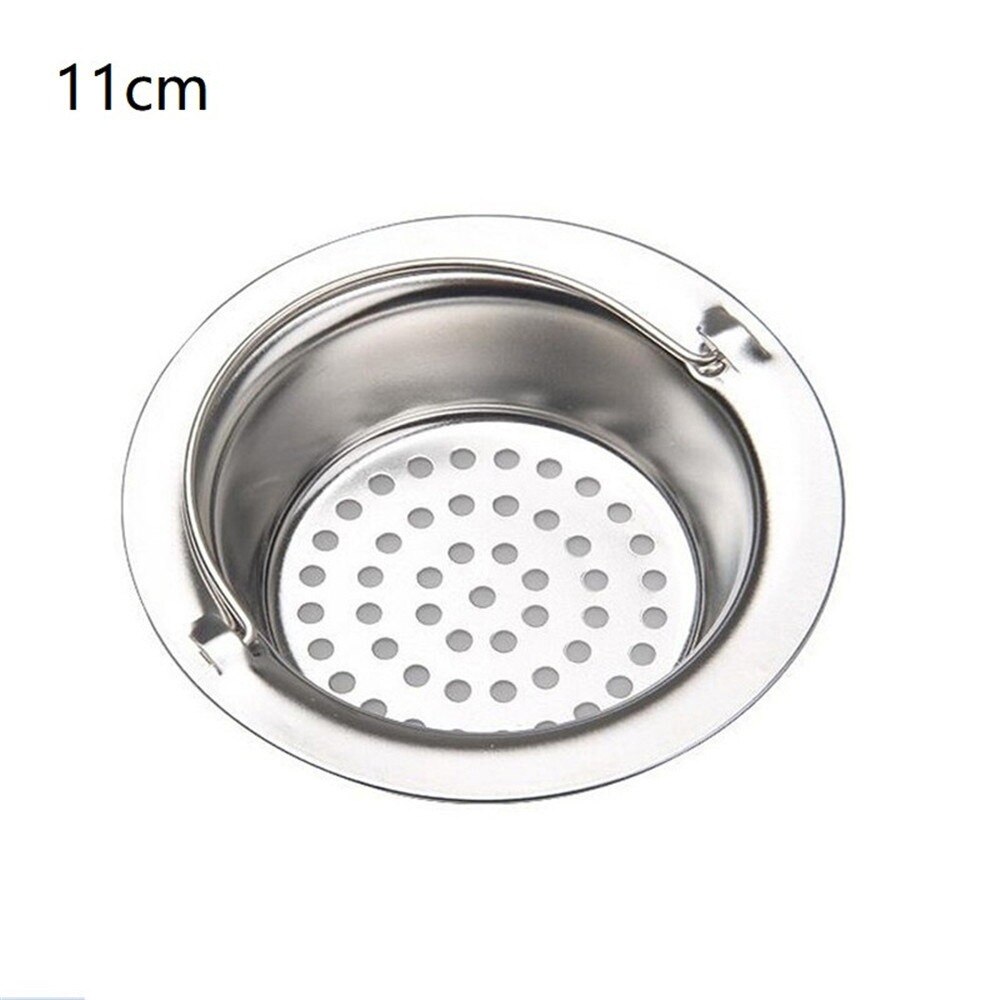 Kitchen Bathroom Sink Filter Drain Stainless Steel Drain Hole Drain Hole Bathtub Shower Waste Stopper Sewer Sink Kitchen Gadgets