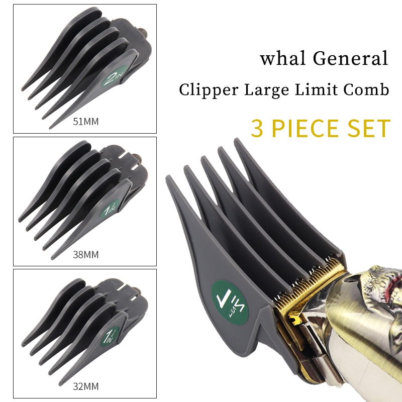 Wahl Universal Hair Clipper Large Size Limit Comb, Trimmer Cutting Comb Cover Size 32/38/51mm Hair Clipper Accessories