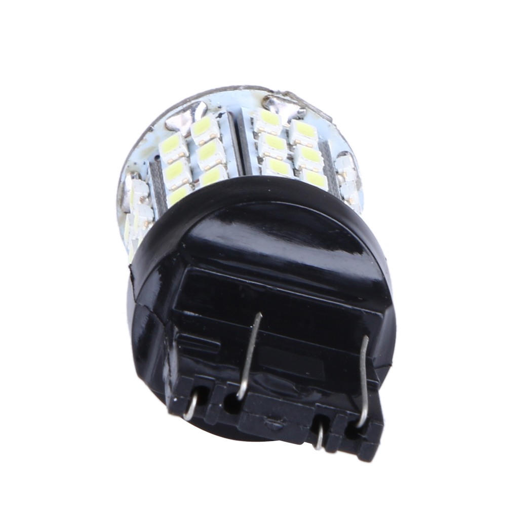 Bombilla LED T20 W21W 7443 7440 1206 para freno trasero de coche, lámpara blanca de 12V 1,5 W 6000K, 1 unidad