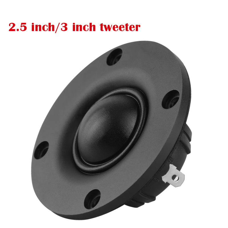 HIFI 2.5 Inch 3 Inch Tweeter Speaker 30W 4 Ohm 8 Ohm Strong Magnetism Silk Membrane Tweeter Audio Speakers 25.4MM Loudspeakers