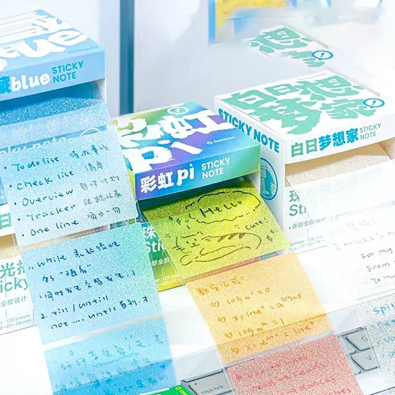 Etykiety samoprzylepne wielokrotnie wklejane bez kleju Wygodne naklejki Proste, urocze artykuły papiernicze Przezroczysta książka z naklejkami