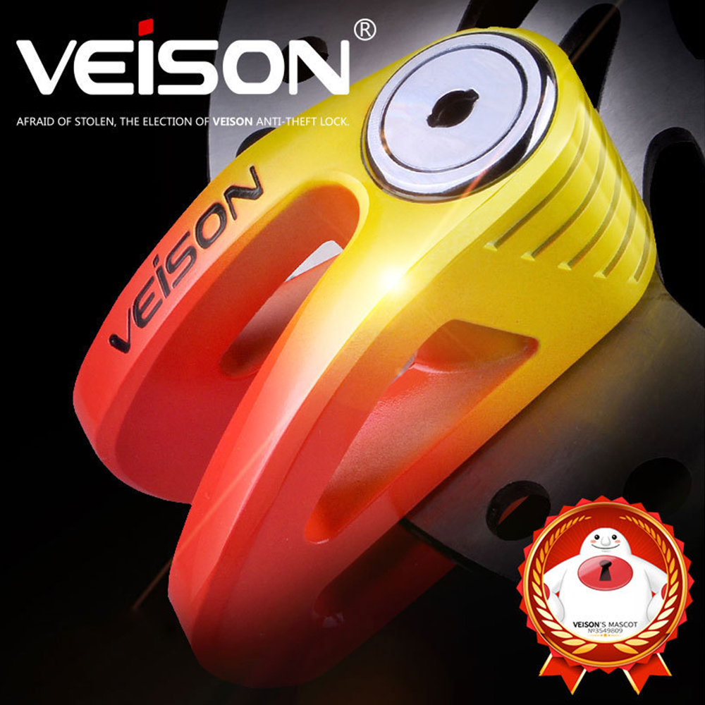 VEISON Motorrad sperren Moto Diebstahl Pretection Bremse Motorrad Legierung sperren Sicherheit Disk sperren Anti-diebstahl Wasserdicht Moto Schlösser