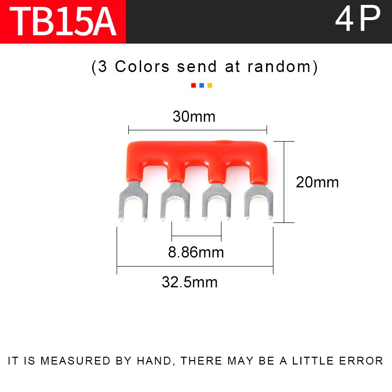 1Pcs TB-15 Series Dual Row Barrier Screw Terminal Block Strip Wire Connector 600V 15A 3/4/6/8/10/12 Positions Optional: 4P Connector