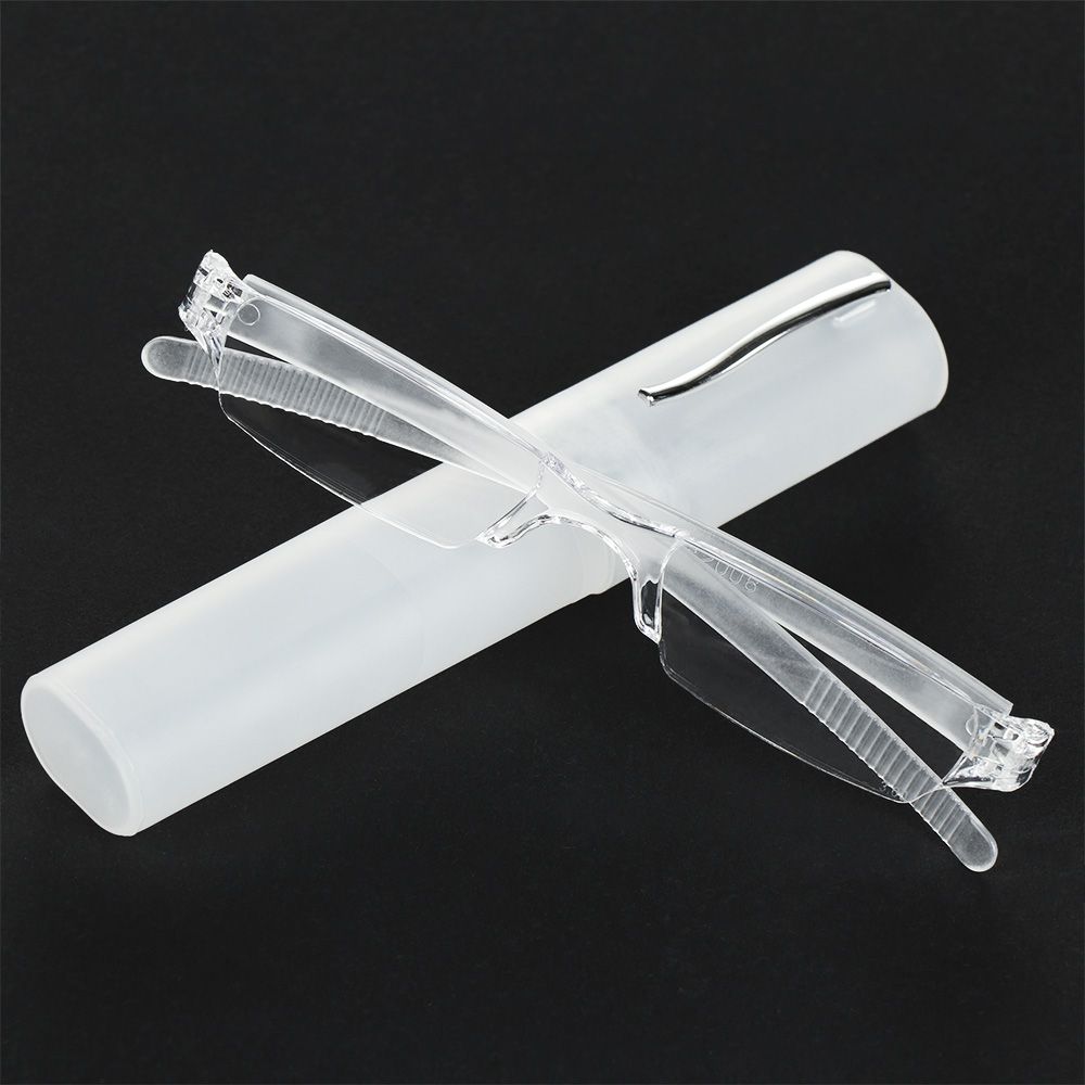 Occhiali da lettura ultraleggeri uomo donna tendenza gelatina colore occhiali da lettura presbiopia Diopter + 1.0 1.5 2.0 a 4.0 occhiali con custodia: verde / +150