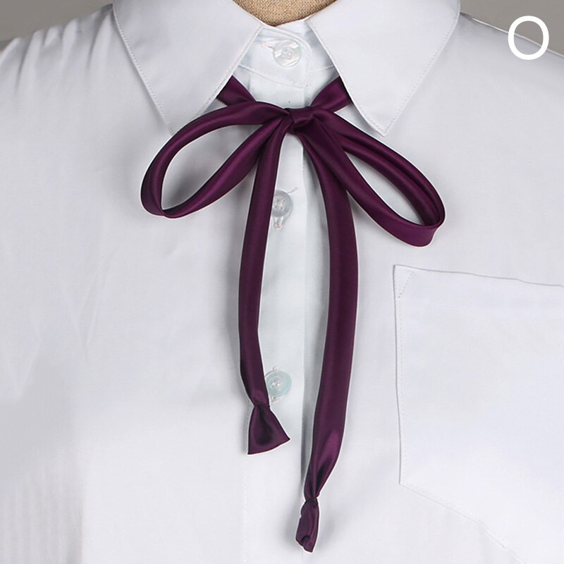 Japanese Style School Dresses Bow Tie For Girs Uniforms Bow Tie Suit Shirt Collar Accessories Collar Rope Students Necktie: O