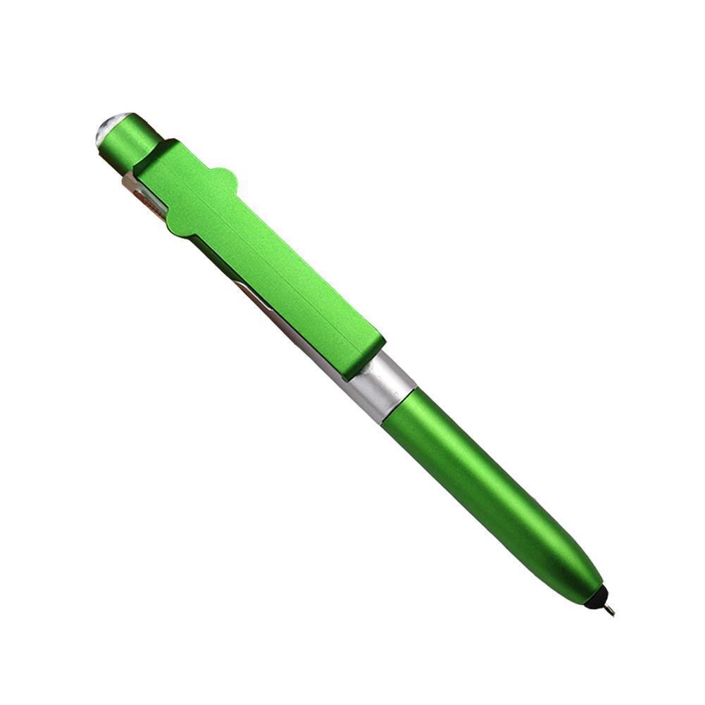 4-In-1 Eenvoudige Draagbare Zaklamp Pen Opvouwbare Balpen Nuttig Night Telefoon Voor Mobiel Pen Licht Stylus Houder multi-Fun M3W6