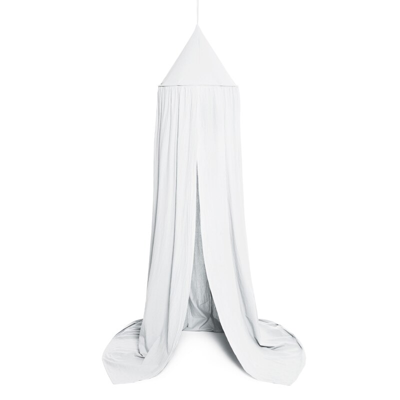 anti Zanzara Del bambino Del Cotone Baldacchino di Zanzara Della Principessa Netto Letto A Baldacchino Della cupola Letto per Bambini Decorazione Della stanza da Letto A Baldacchino: bianca