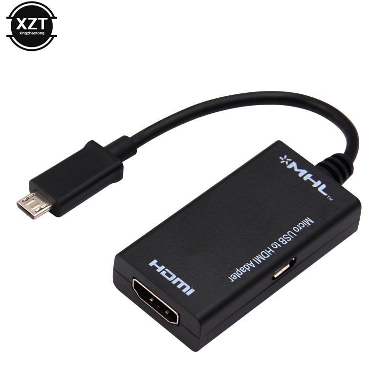 Mirco Usb Naar Hdmi Adapter Kabel Hd Tv Mhl 1080P Man-vrouw Adapter Voor Samsung Lg G2 G3 android Telefoon 5pin Naar Hdmi Converter