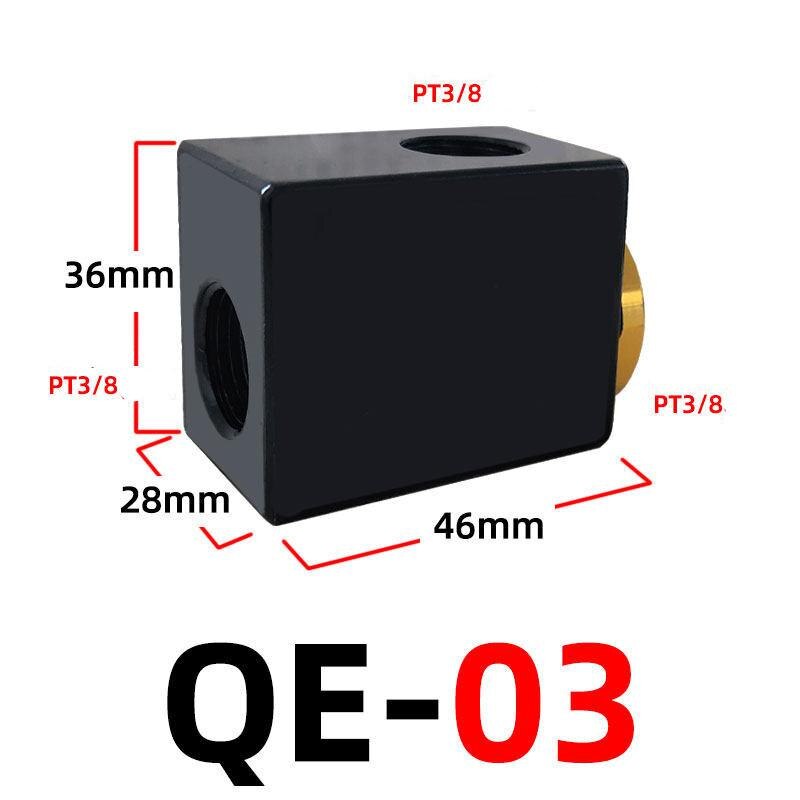 Pneumatic Components Rpid Exhaust Valve Cylinder Rapid Exhaust Valve QE-01 / QE-02 / QE-03 / QE-04 Pipe Fitting Pneumatic Part: QE-03