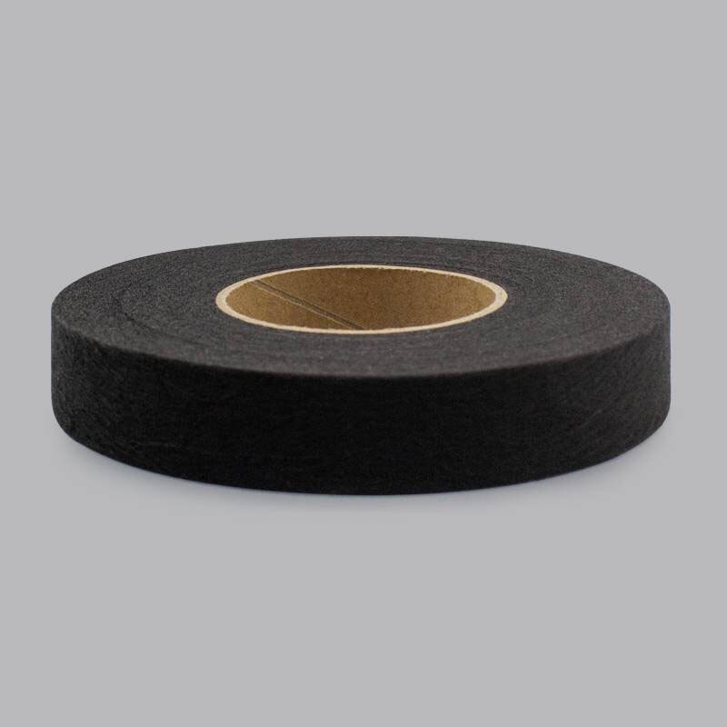 64Meters Black White Double-sided Interlining Adhesive Fabric Clothes Iron On Hem Tape Interlining Web DIY Sewing Accessories: 1.5cm black