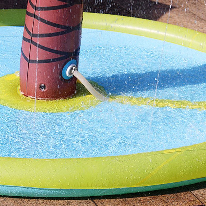 Water Spray Mat Inflatable Coconut Tree Sprinkle Pad Outdoor Backyard Sprinkler N1HB