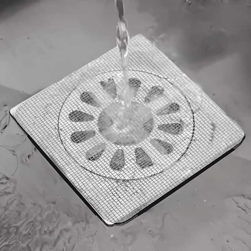 50 stuks wegwerpafvoerfilters - haarvanger voor douche, gootsteenzeef, badkamer en buitengebruik