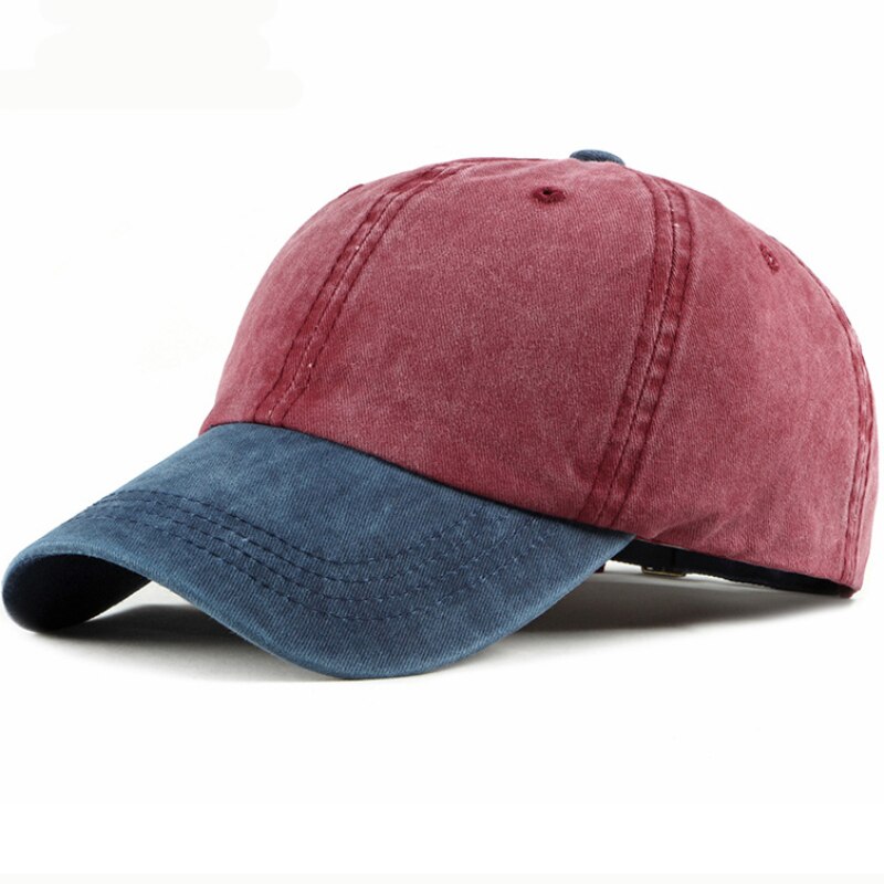 Ht2478 klassiske patchwork baseball cap bomuld forår sommer sol hat justerbar mænd kvinder cap afslappet snapback baseball far hat