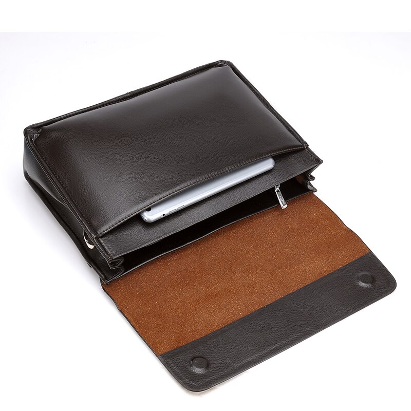 Neue Tasche Leder Umhängetaschen Schulranzen pu Leder lässig Geschäft Bote Tasche für Jahrgang Männlichen Schulter Tasche