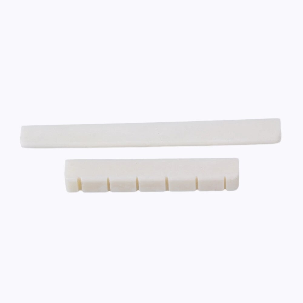 6 String Classical Guitar Bone Bridge Saddle and Nut