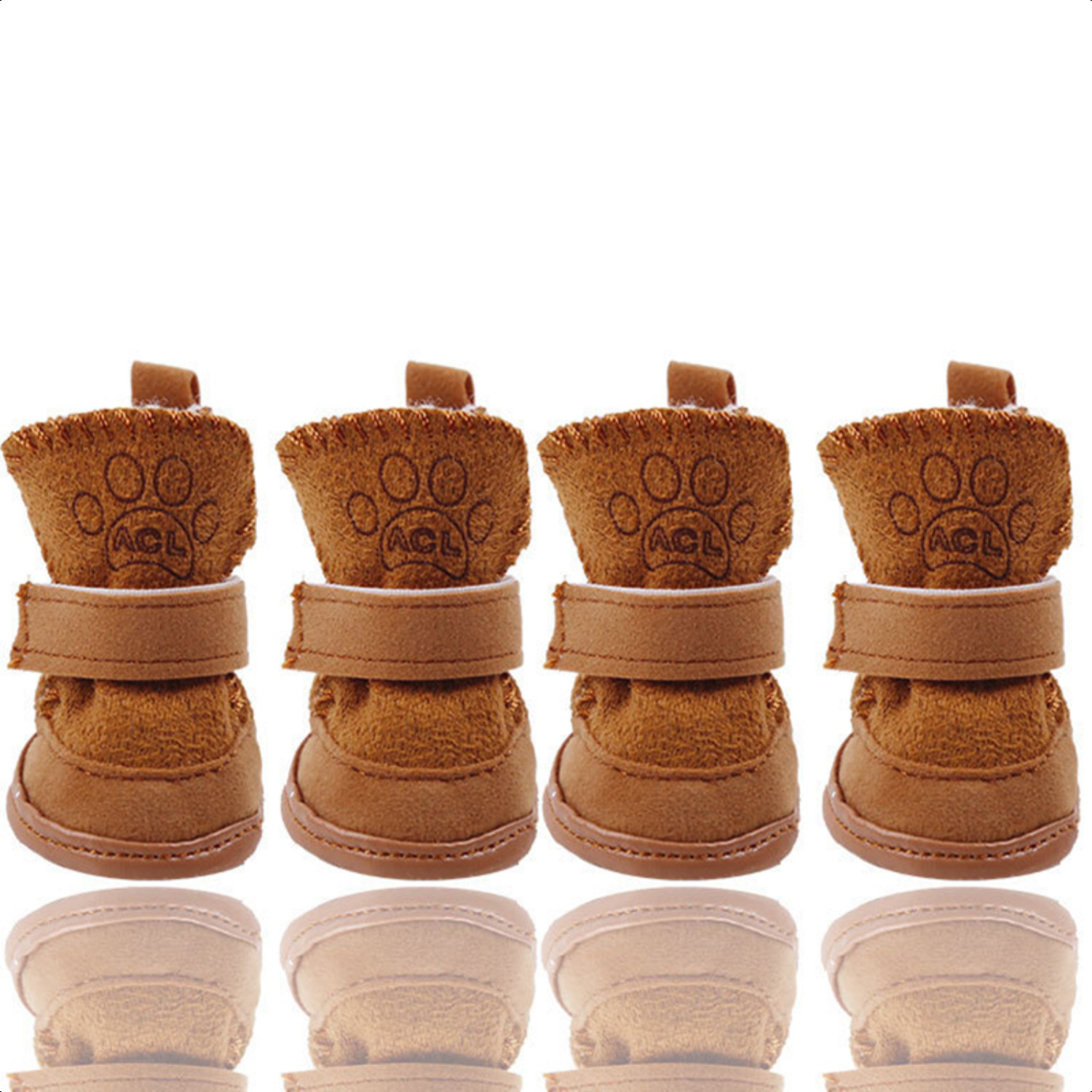 4 stuks Winter Hondenschoenen Warme Waterdichte Puppy Laarsjes met