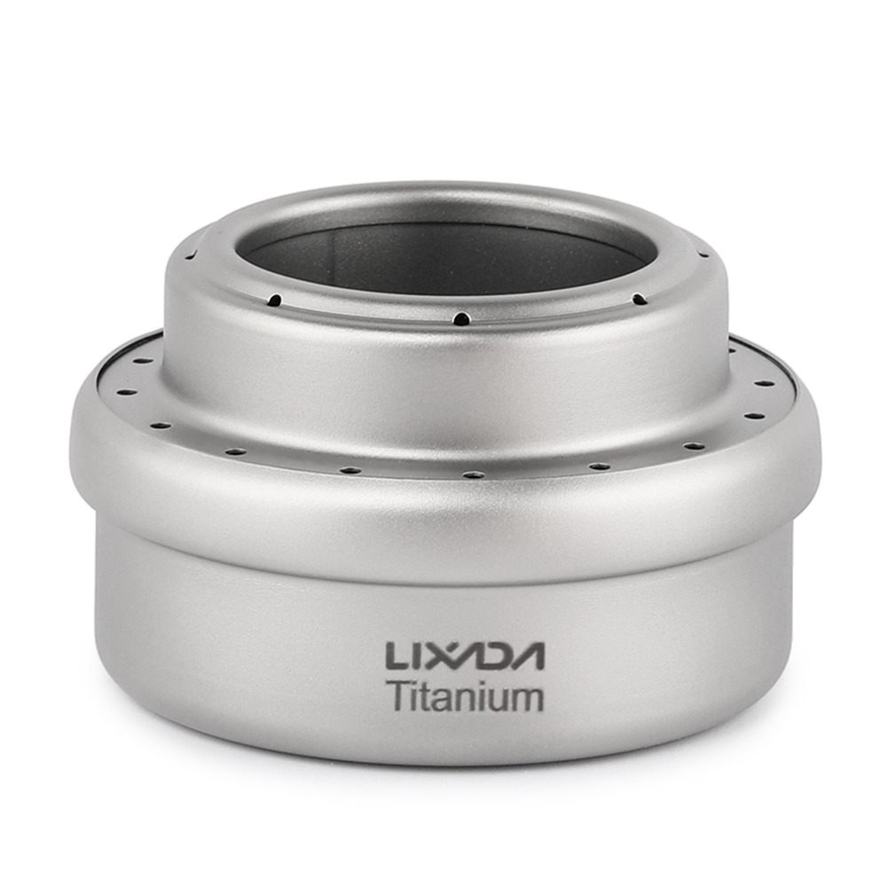 LIXADA/TOMSHOO Titanium Alcohol Stove Mini Portable Outdoor Camping Alcohol Stove for Hiking Cooking Picnic Burner Camping Stove