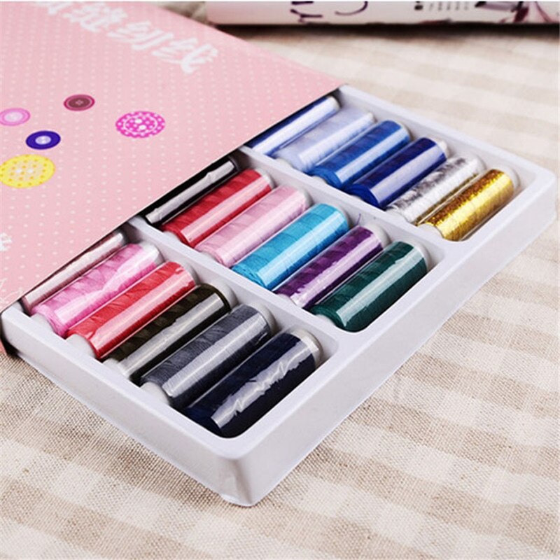 Polyester Mixed Colors All Purpose Sewing Threads Cones Set Sew thread for Hand Machines 39 Spools /set GI872488
