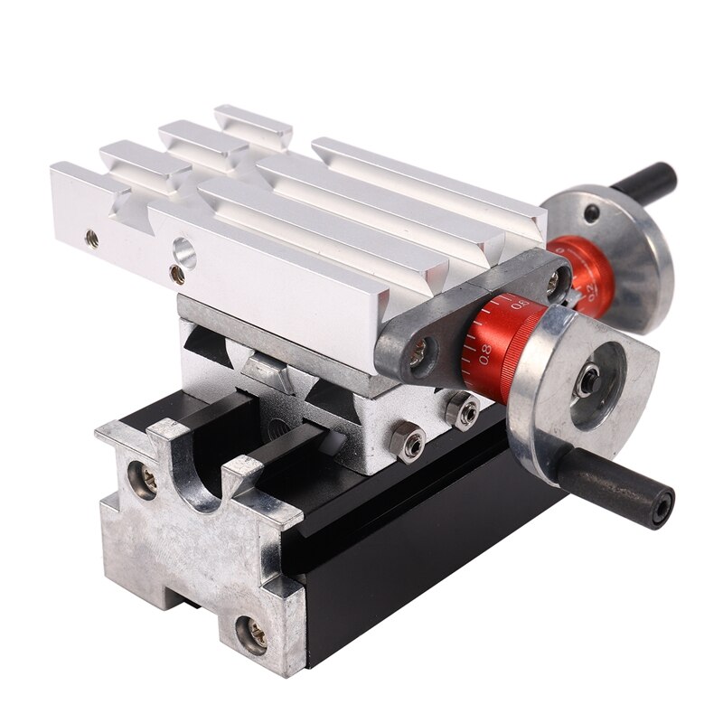 Metal Cross Table Maximum Travel x Axis 50mm Y Axis 32mm for Zhouyu Tool Metal Mini Machine