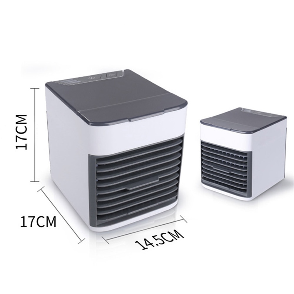 Portable Air Cooler Fan Mini Mobile Air Conditioner For Home Cooling Fan Portable Air Conditioning Space USB Desk Fans