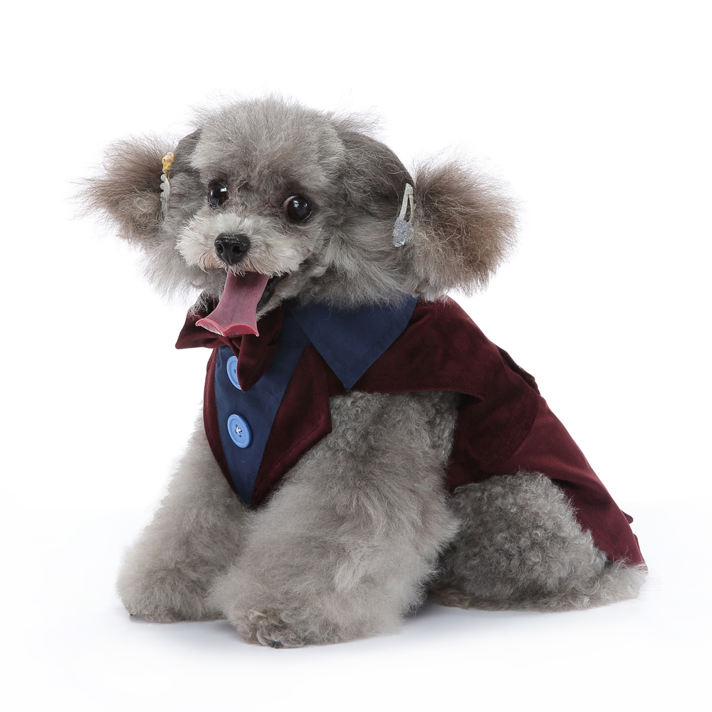 Kerst Hond Kostuum Hond Halloween Kleding Hond Bruiloft Outfit Kleding Bruiloft Shirt Kleding Formele Smoking voor Teddy Bulldog