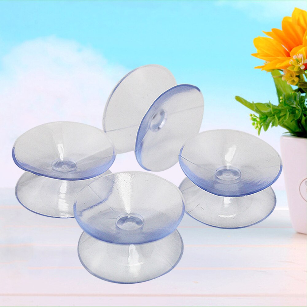 12 stuks 10 x transparante dubbelzijdige zuignappen 20mm rubber voor glazen siliconen zuignappen zonder haken