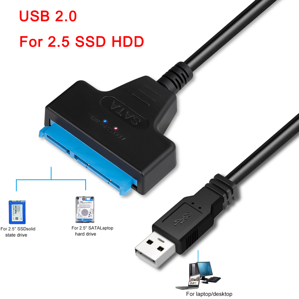 Usb 3.0 Naar Sata 3 Adapter Sata Naar Usb Hard Drive Converter Kabel 2.5 3.5 Inch Externe Hdd Ssd Connector tot 6 Gbps Snelheid: green