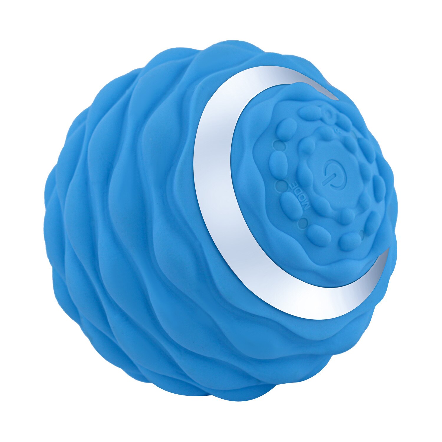 Arrivals Usb Vibratiing Electric Massage Ball Fitness Ball 4-level Peanut Training Fascia Foot Muscle Massager Roller: Blue 2