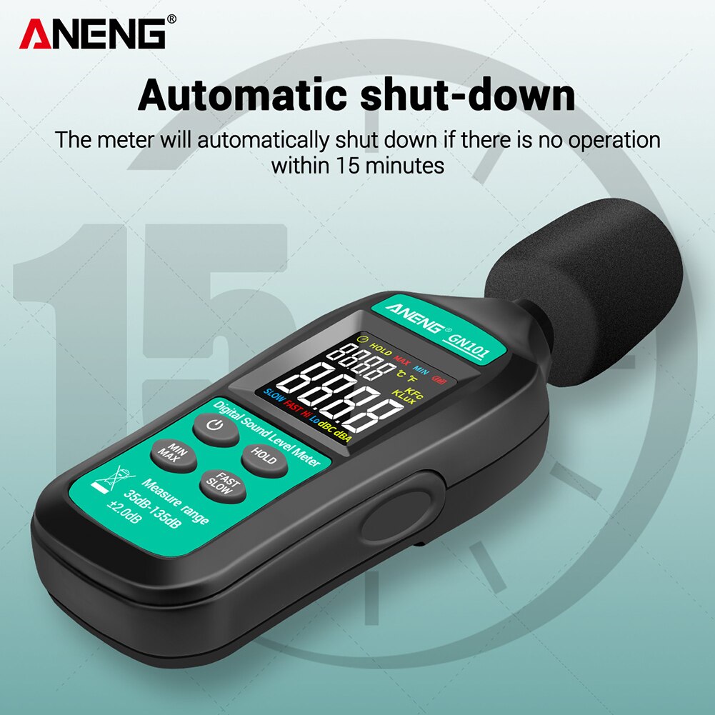 Audio Detector Volume Measuring Instrument Noise Measuring Instrument Meter Audio Volume Sound Level Meter Decibel Monitor