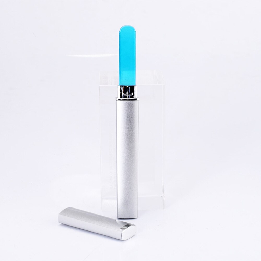 6pcs Nail File Crystal Glass Manicure Files Fingernail Pedicure Files (Blue Purple for Each 2pcs)