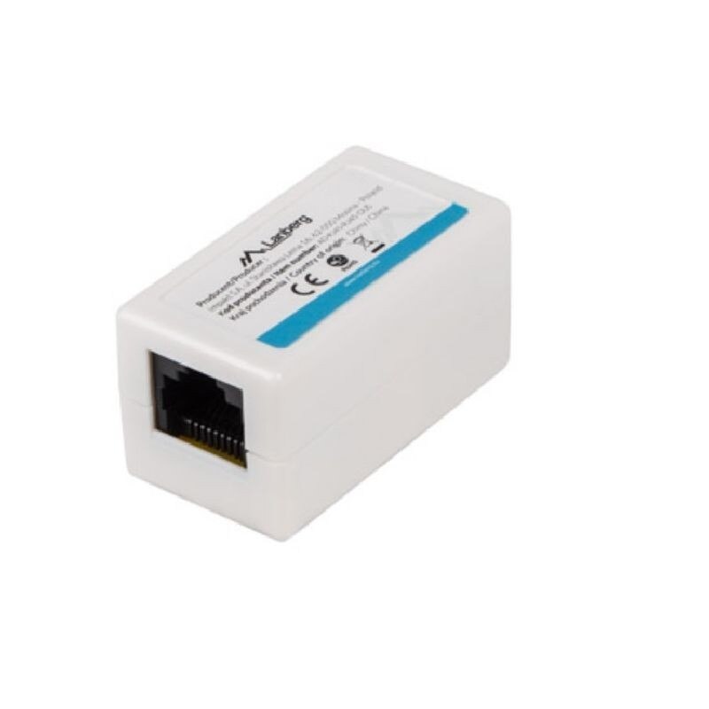 Adaptador lanberg ad-rj45-rj45-ou5 rj45 hembra a rj45 hembra - utp - categoría 5e