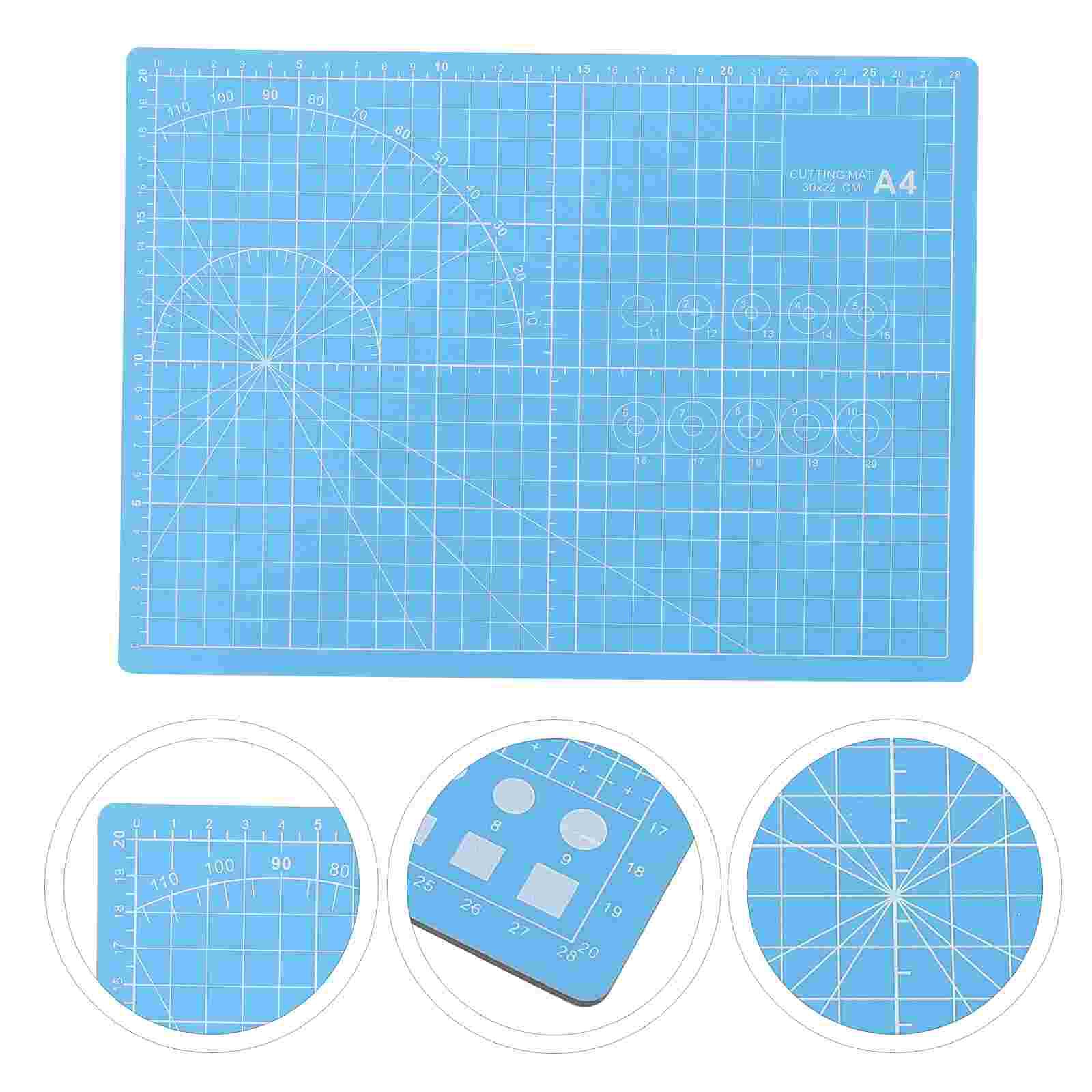 4Pcs Cutting Mats Quilting Grid Lines Printed Boards Self-Healing Cutting Boards
