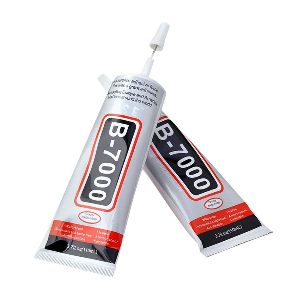 Pegamento líquido impermeable Super E7000, adhesivo de cuero metálico para escuela, álbum de recortes, Bond, resina epoxi, tela de madera, diamantes de imitación